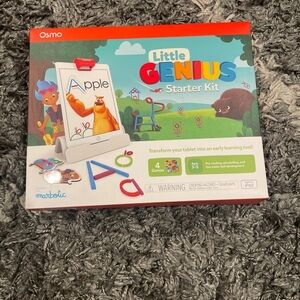 Osmo Little Genius Starter Kit Learning Games for Ipad Tablet Ages 3-5 STEM